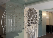 Стъклени декоративни стени с фолио